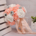 Vente en gros de mode bridal artificiel magnifique bouquet de mariage de fleurs